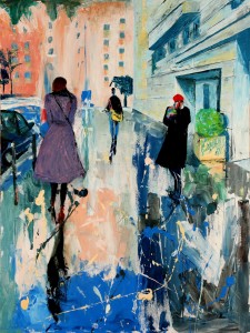 04_Parisian pedestrians (40'' X30'')